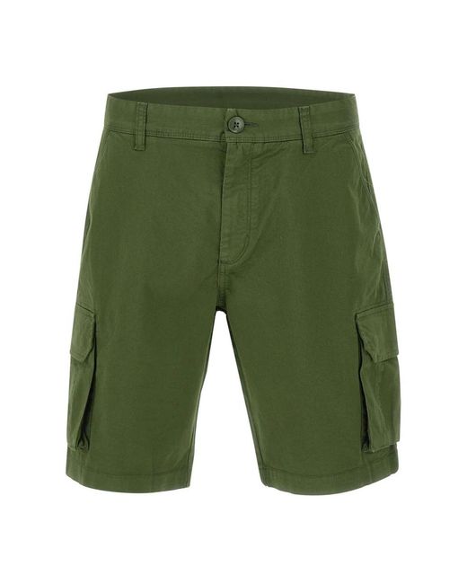 Sun 68 Green Casual Shorts for men
