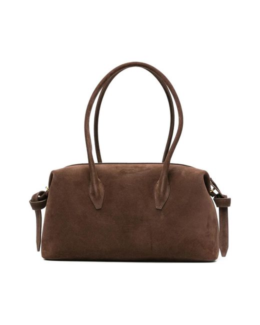 Yuzefi Brown Shoulder Bags