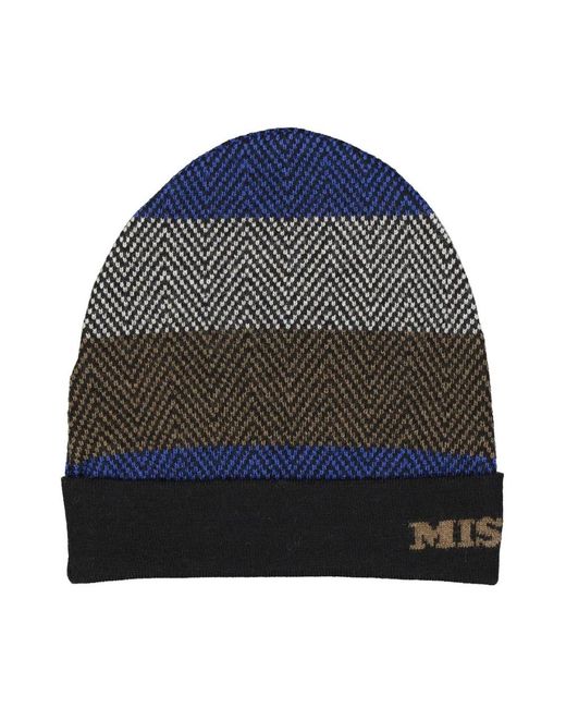 Beanies di Missoni in Blue da Uomo
