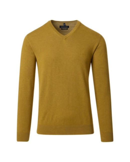 CASA MODA Herren Pima Baumwollpullover in Green für Herren