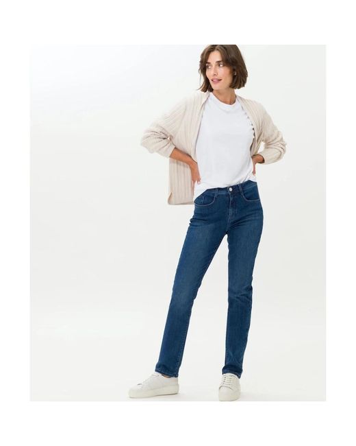 Brax Blue Straight Fit Jeans