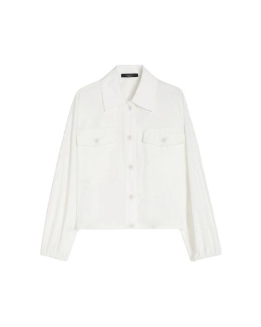 Weekend by Maxmara White Origano Jacke