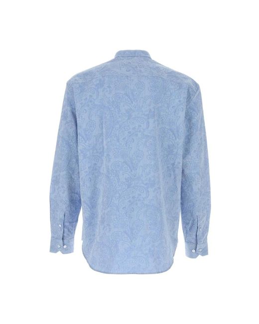 Etro Blue Casual Shirts for men