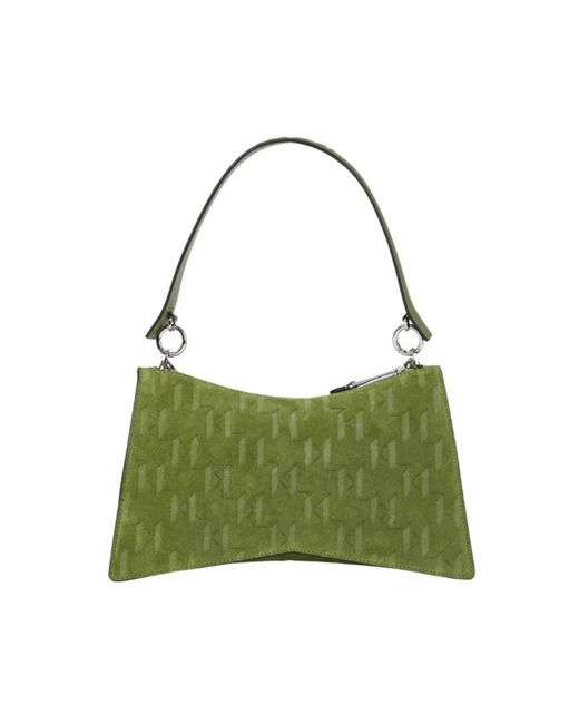 Karl Lagerfeld Green Handbags