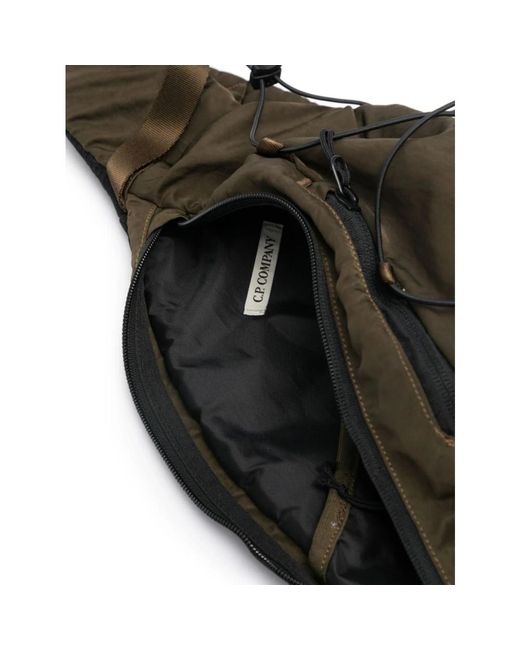 C P Company Nylon b crossbody rucksack in Black für Herren