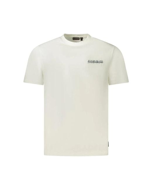 Napapijri White T-Shirts for men