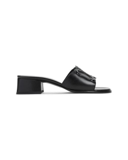 Céline Black Triomphe Mule