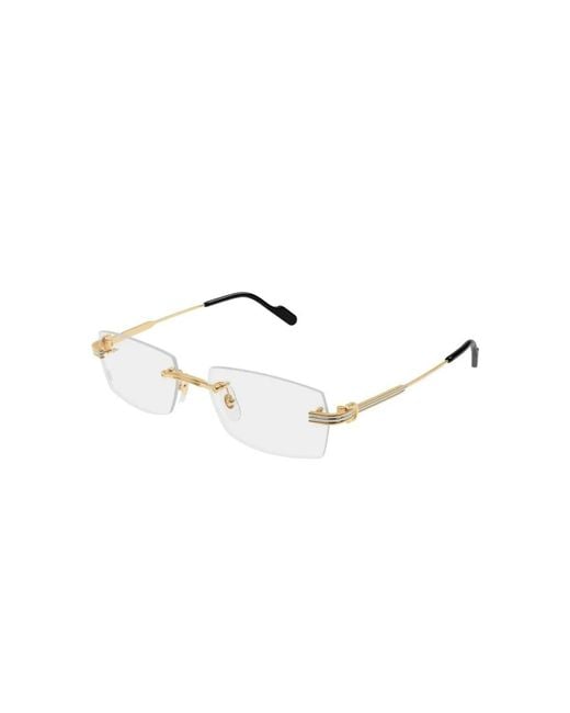 Cartier Metallic Glasses for men