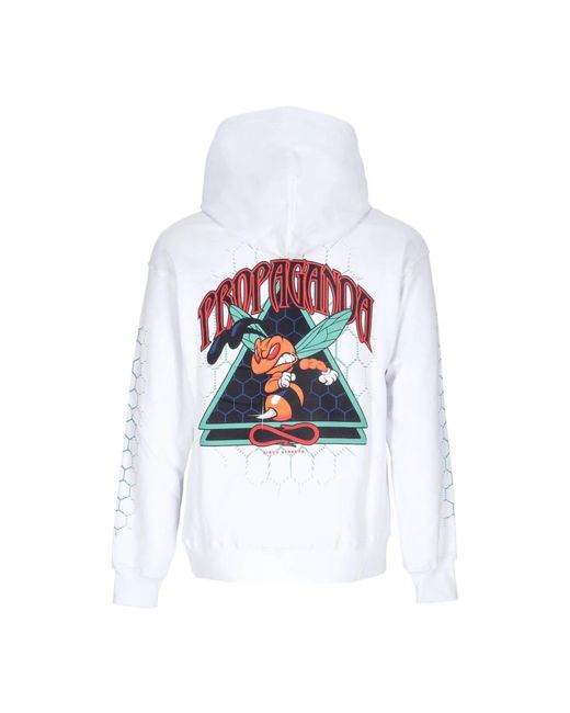 Propaganda White Hoodies for men