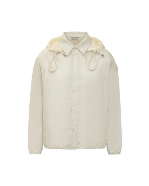 Moncler White Light Jackets