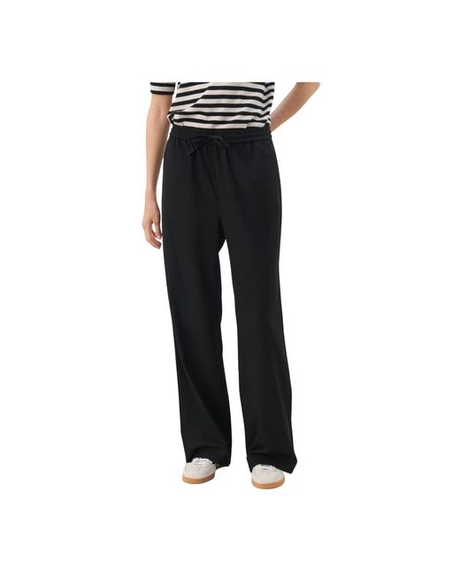 Part Two Black Wide Trousers