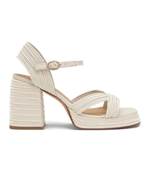 High Heel Sandals Castaner de color White