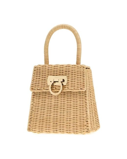 Ferragamo Natural Handbags