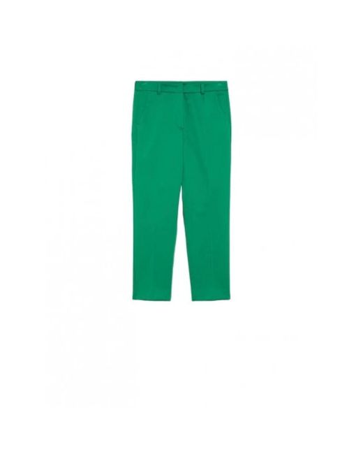 Max Mara Green Cropped Trousers