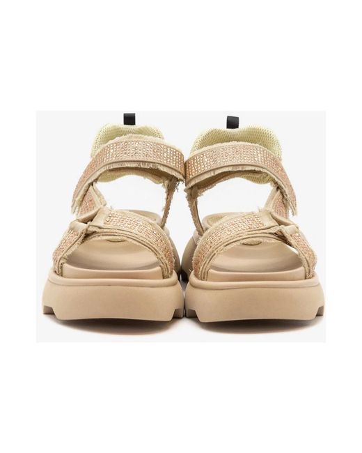 Jeannot Natural Flat Sandals