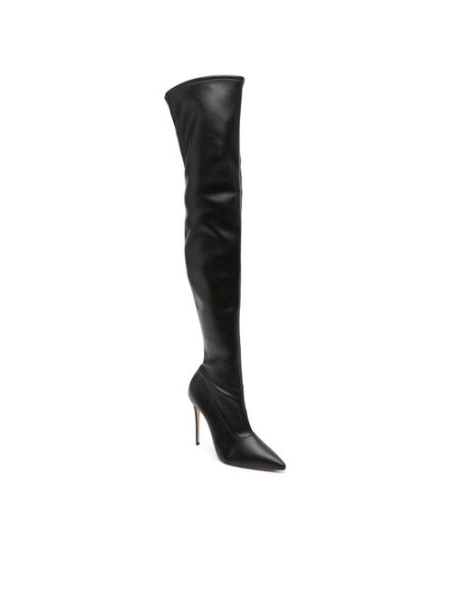Casadei Black Over-The-Knee Boots