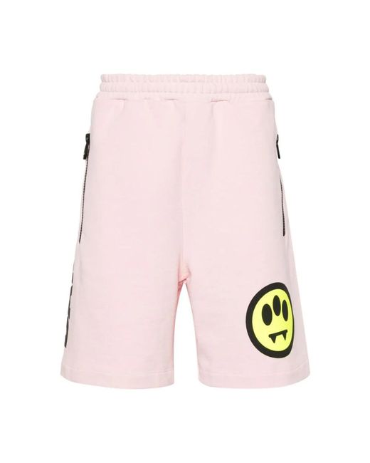 Barrow Pink Casual Shorts for men