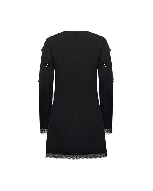 Silvian Heach Jurk Met Sierdetails En Kant in het Black