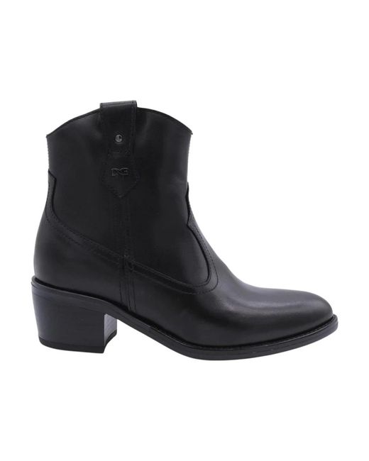Nero Giardini Black Cowboy & Biker Boots