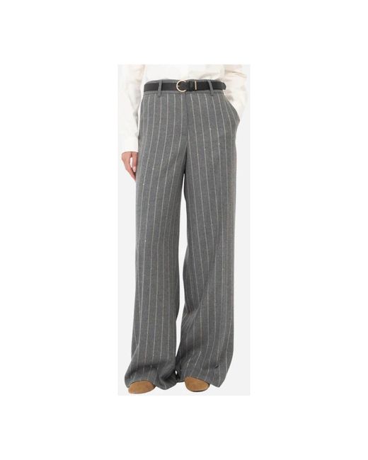Manuel Ritz Gray Wide Trousers