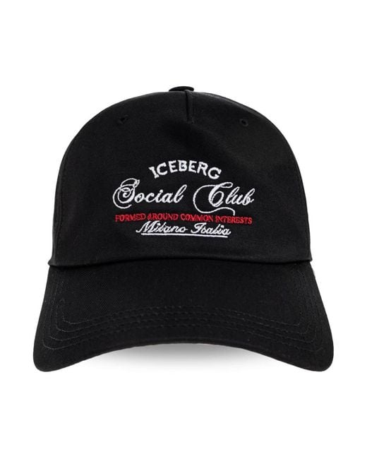 Iceberg Black Caps for men