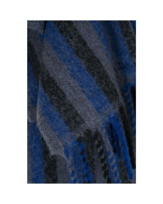 PS by Paul Smith Blue Winter Scarves for men