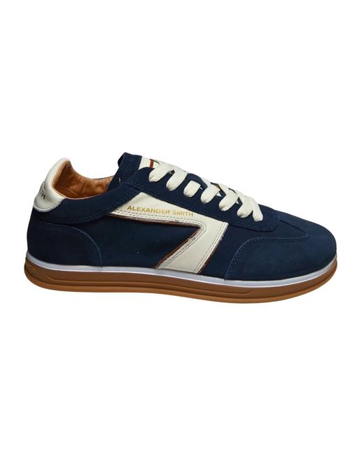 Alexander Smith Thames Sneaker in het Blue voor heren