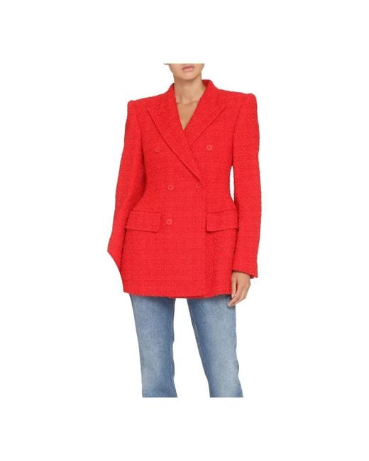 Balenciaga Red Blazers