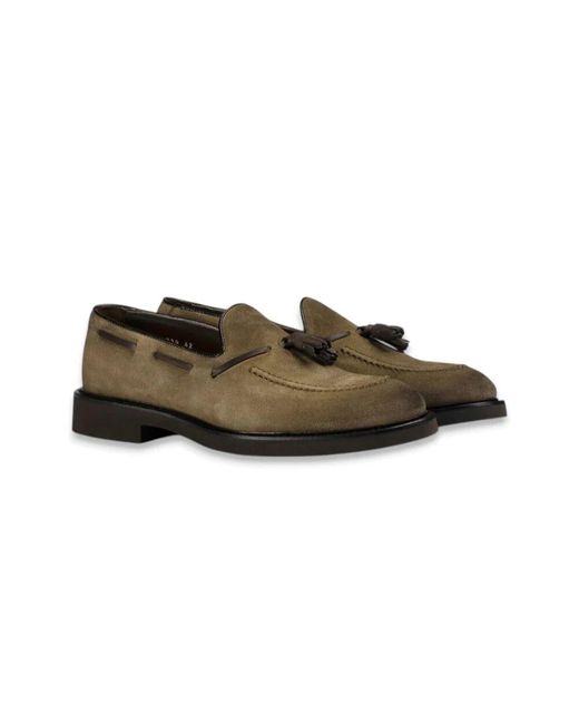 Loafers di Doucal's in Green da Uomo