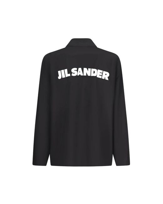 Jil Sander Logo Jas in het Black voor heren