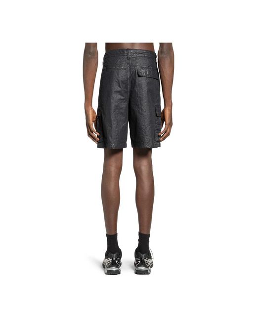 Stone Island Gray Casual Shorts for men