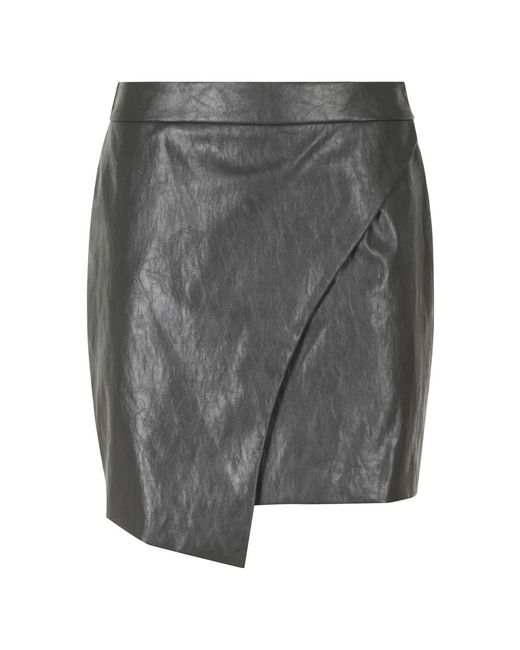 FEDERICA TOSI Gray Leather Skirts