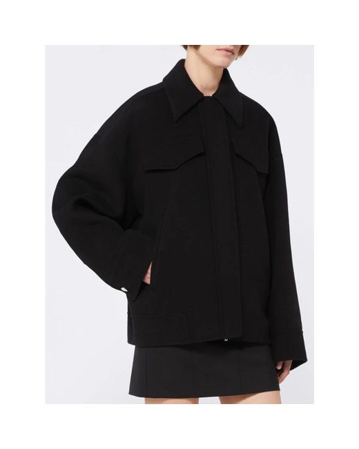 Sportmax Black Light Jackets