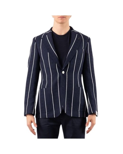 Paoloni Formal Blazer in het Blue voor heren
