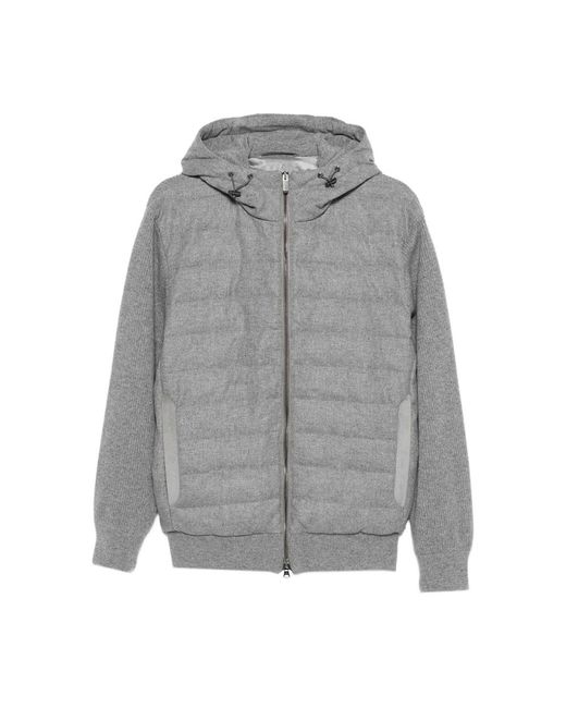 Paul & Shark Gray Light Jackets for men