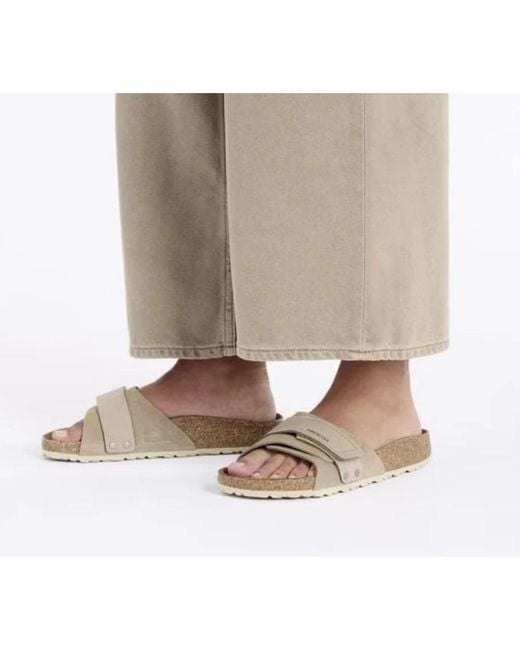 Birkenstock Natural Sliders