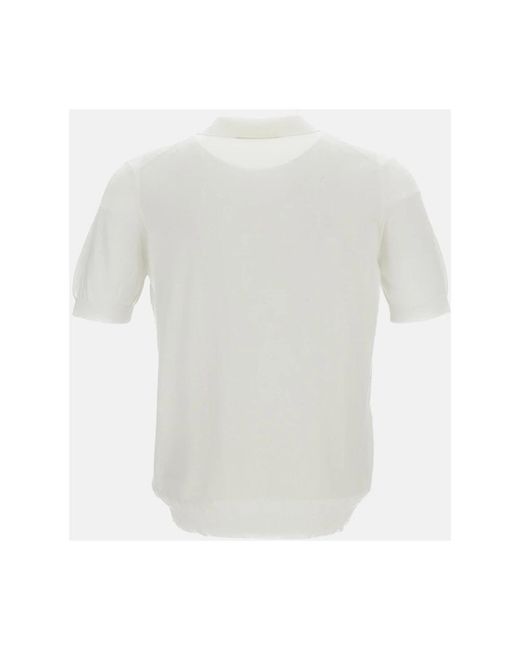 Tagliatore White Polo Shirts for men