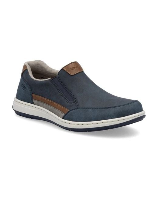 Rieker Blue Loafers for men