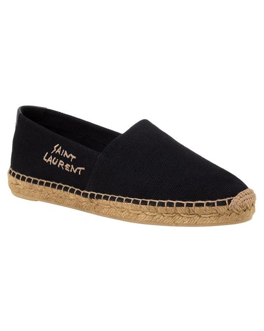 Saint Laurent Black Espadrilles