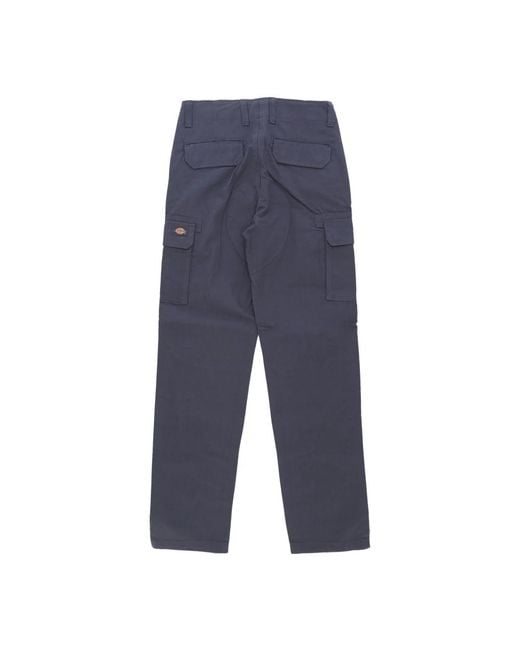 Dickies Blue Straight Trousers for men