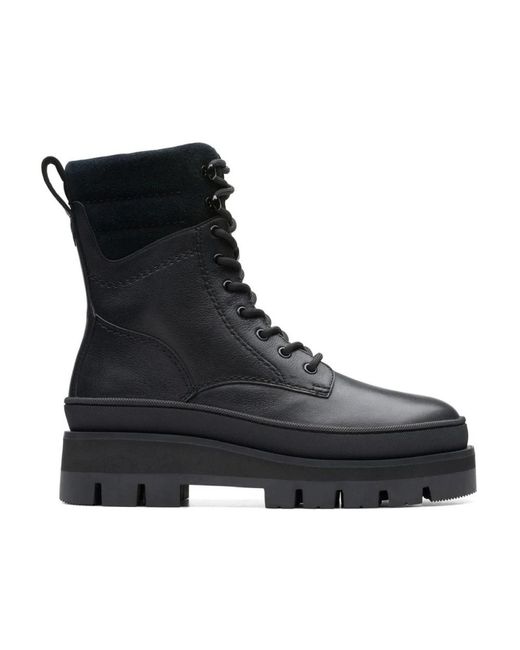 Clarks Black Orianna 2 Hike Ankle Boots