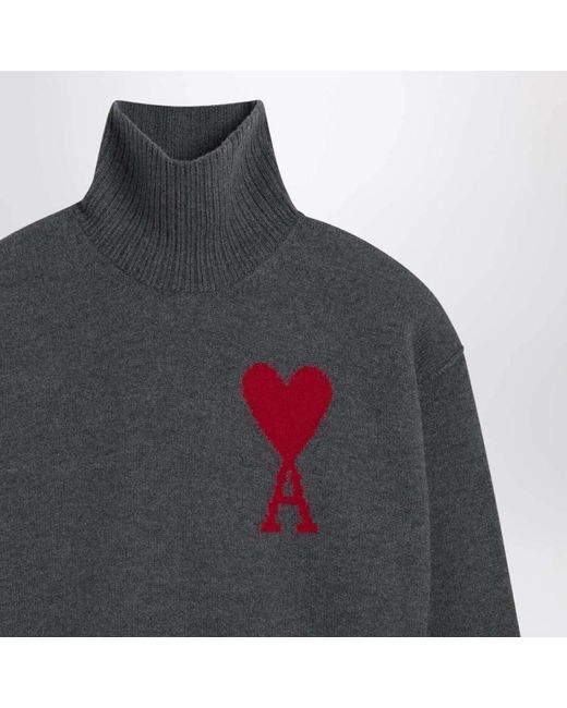 AMI Gray Turtlenecks for men