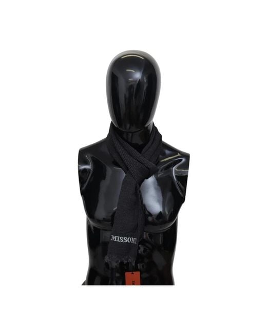 Missoni Black Winter Scarves for men
