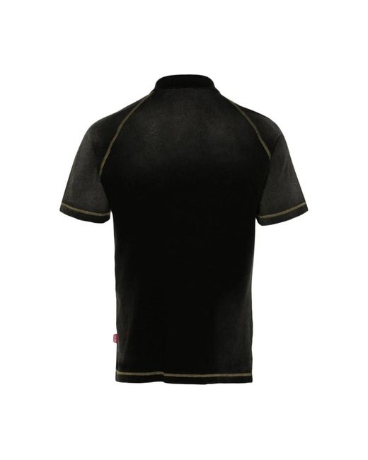 DIESEL Black Polo Shirts for men