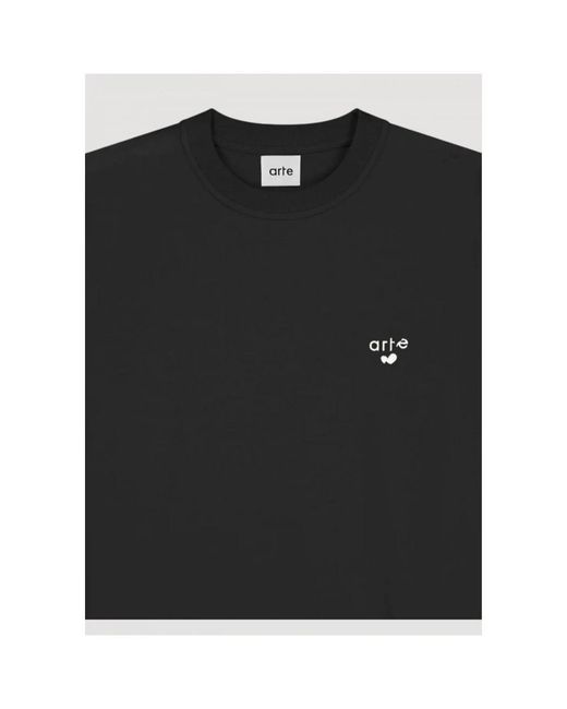 Arte' Black T-Shirts for men