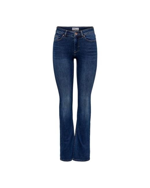 ONLY Boot-Cut Jeans in het Blue