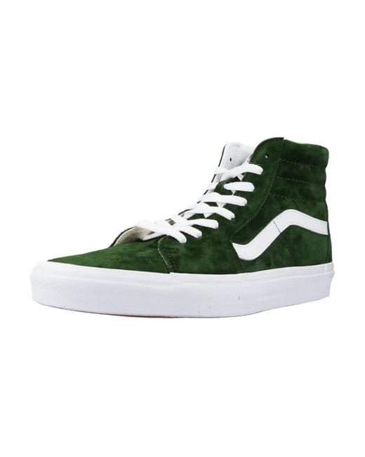Vans Sk8-hi pig suede sneakers in Green für Herren