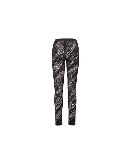 DSquared² Black Figurbetonte Hosen