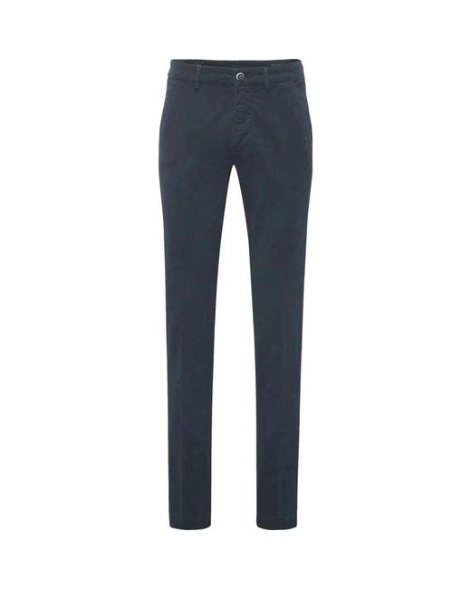 Mason's Broeken ,Blauw ,Katoen Slim Fit Chino Broek Blauw in het Blue voor heren