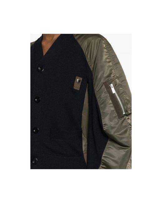 Cardigans Sacai de color Black
